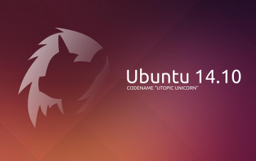 обоя компьютеры, ubuntu linux, фон, логотип