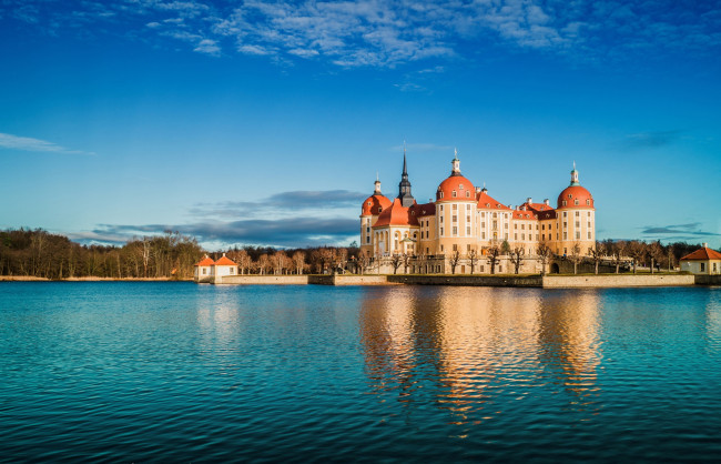 Обои картинки фото города, замок морицбург , германия, castle, moritzburg
