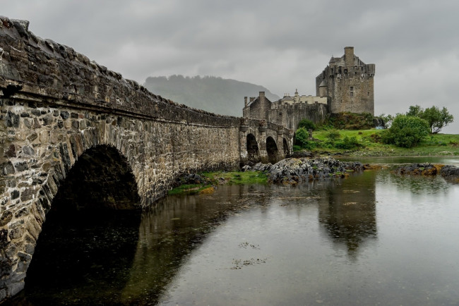 Обои картинки фото города, замок эйлен-донан , шотландия, eilean, donan, castle