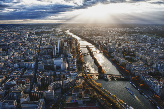 Обои картинки фото paris, города, париж , франция, панорама