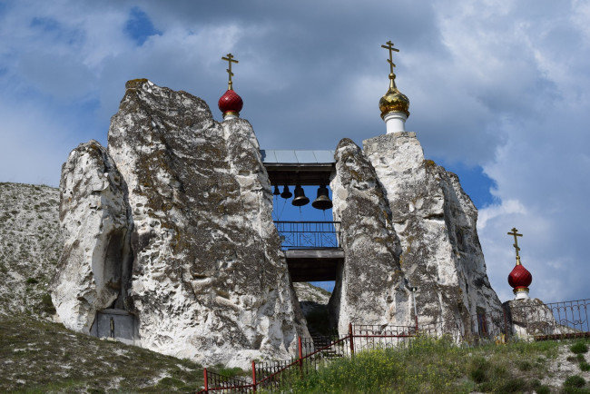 Обои картинки фото разное, религия, воронежская, пещера, белогорье