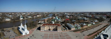 Картинка вологда россия города -+панорамы вид сверху город панорама