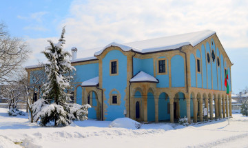 Картинка города -+здания +дома winter снег snow зима дом
