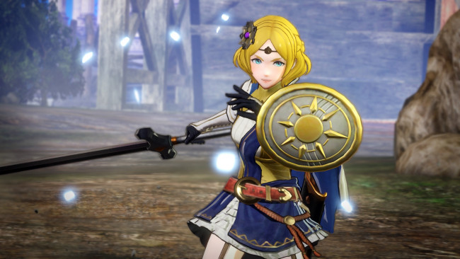Обои картинки фото видео игры, fire emblem, меч, щит, девушка, лианна
