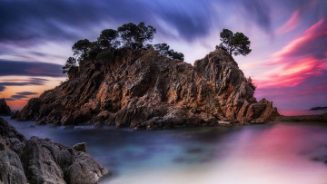 Картинка costa+brava catalonia spain природа побережье costa brava