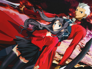 Картинка двое аниме fate stay night