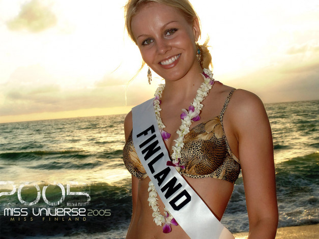 Обои картинки фото Miss universe 2005, девушки