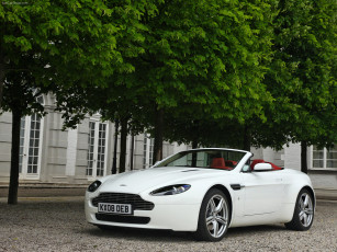 Картинка aston martin v8 vantage roadster 2009 автомобили