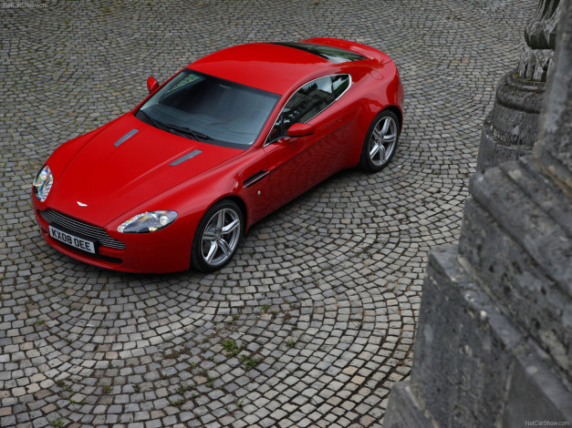 Обои картинки фото aston, martin, v8, vantage, 2009, автомобили