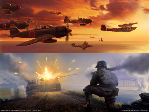 Обои картинки фото видео, игры, medal, of, honor, allied, assault