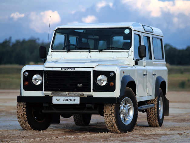 Обои картинки фото land, rover, defender, 110, station, wagon, автомобили, auto