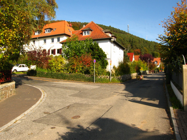 Обои картинки фото marburg, germany, города, улицы, площади, набережные, улица, дома