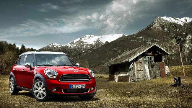 Обои картинки фото mini, countryman, автомобили, великобритания, british, motor, corporation