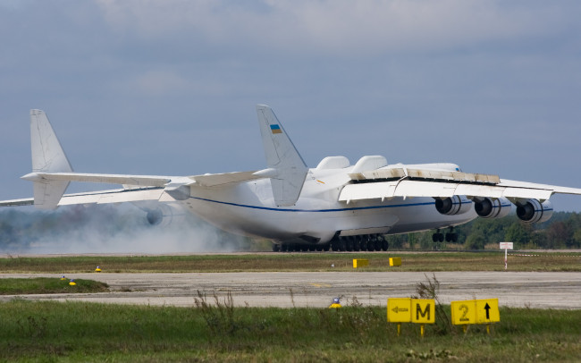 Обои картинки фото ан, 225, мрія, авиация, грузовые, самолёты, сверхбольшой, грузоподъёмности, самолёт, реактивный, россия, украина, транспортный