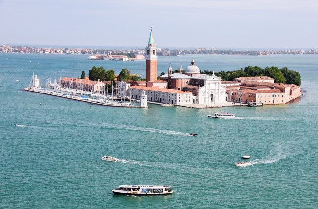 Обои картинки фото san, giorgio, maggiore, venice, italy, города, венеция, италия, собор, venetian, lagoon, остров, сан-джорджо, маджоре, венецианская, лагуна