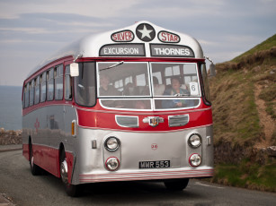 Картинка 1955+leyland+tiger+cubharrington+silver+star+26 автомобили автобусы общественный транспорт автобус