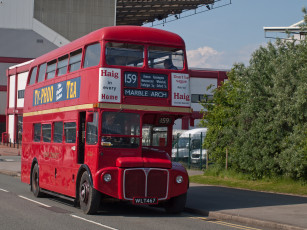 Картинка 1960+aec+routemasterpark+royal+london+transport+rm467 автомобили автобусы общественный транспорт автобус