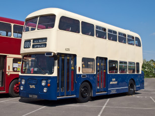 Картинка 1969+daimler+fleetlinealexander+west+midlands+p +6225+ex+midland+red автомобили автобусы общественный транспорт автобус