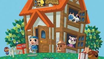 Картинка векторная+графика мультфильмы animal crossing