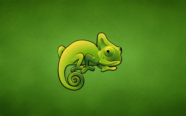 Обои картинки фото рисованные, минимализм, chameleon, ящер, зеленый, хамелеон