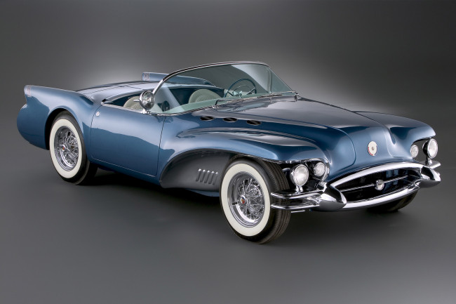 Обои картинки фото 1954 buick wildcat concept car, автомобили, buick, транспортное, средство, автомобиль