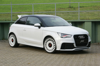 Картинка автомобили audi 8x quattro a1 abt светлый 2012г