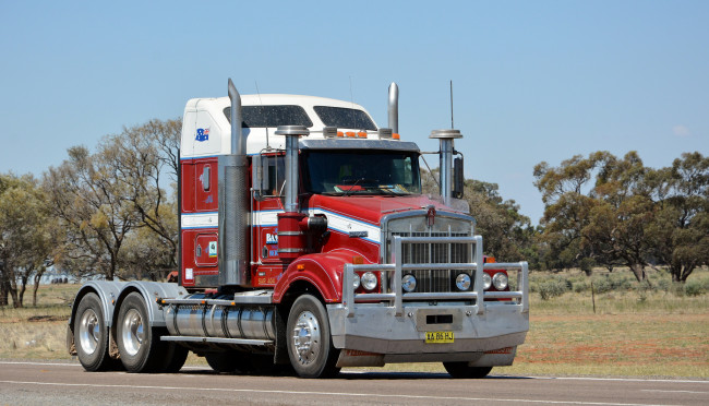Обои картинки фото bob tail t404, автомобили, kenworth, грузовик, седельный, тяжелый, тягач