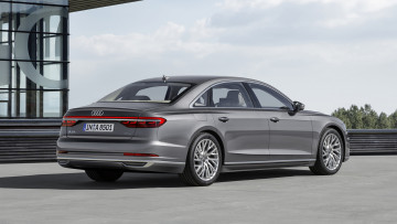 Картинка audi+a8+l+2018 автомобили audi a8 l 2018