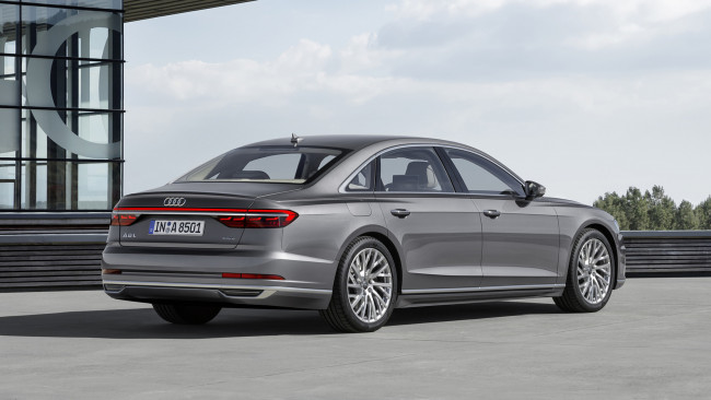 Обои картинки фото audi a8 l 2018, автомобили, audi, a8, l, 2018