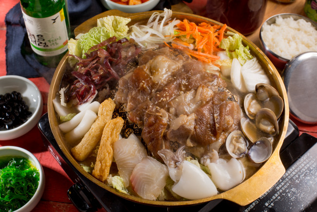 Обои картинки фото еда, рыбные блюда,  с морепродуктами, китайская, кухня