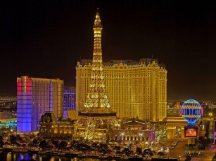 Картинка las vegas strip panorama edit1 города лас вегас сша