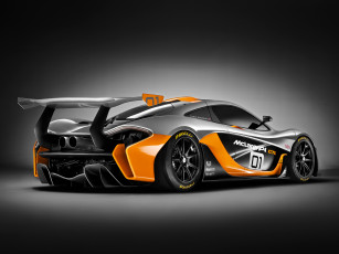 обоя автомобили, mclaren, темный, 2014г, concept, gtr, p1