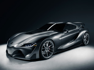 обоя автомобили, toyota, 2014г, ft-1, graphite, concept, темный