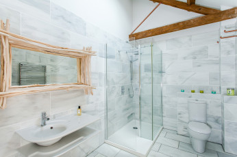 Картинка интерьер ванная+и+туалетная+комнаты белый