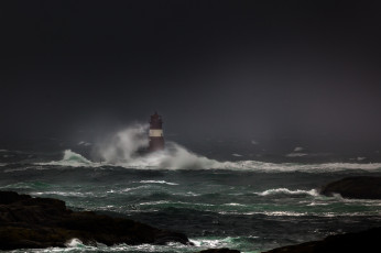 Картинка природа маяки шторм маяк море
