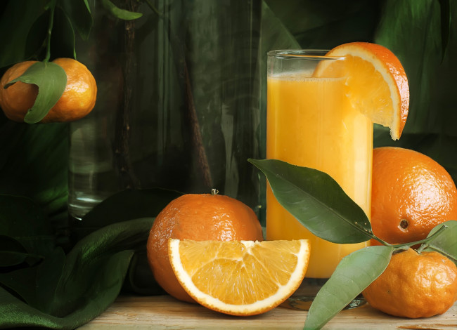 Обои картинки фото еда, напитки,  сок, апельсины