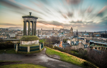 обоя edinburgh,  scotland, города, эдинбург , шотландия, панорама