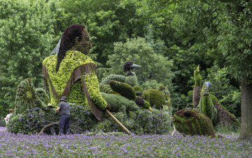 Картинка разное садовые+и+парковые+скульптуры красота клумба скульптура озеленение парк