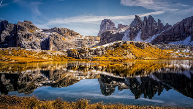 Обои картинки фото lago dei piani, south tyrol, italy, природа, реки, озера, lago, dei, piani, south, tyrol