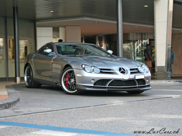 Обои картинки фото mercedes, slr, 722, автомобили, benz