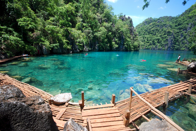 Обои картинки фото кayangan, lake, palawan, islands, филиппины, природа, реки, озера, озеро, тропики