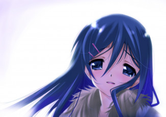 Картинка аниме oreimo лицо девушка брюнетка слеза взгляд