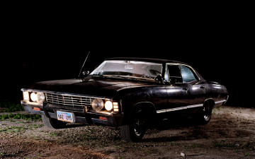 Картинка автомобили chevrolet impala supernatural