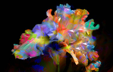 Картинка разное компьютерный+дизайн природа рендеринг лепестки цветок