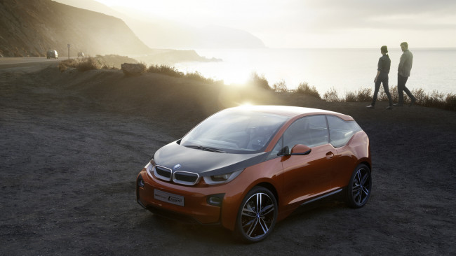 Обои картинки фото bmw i3 coupe concept 2012, автомобили, bmw, coupe, i3, 2012, concept