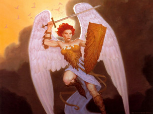 Картинка gerald brom 16 фэнтези ангелы