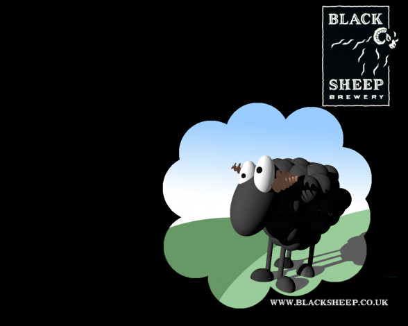 Обои картинки фото бренды, black, sheep