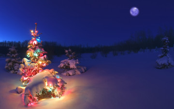 Картинка christmas праздничные Ёлки украшения елка рождество