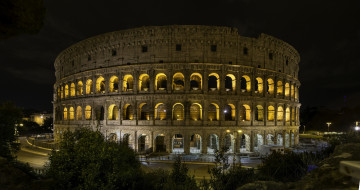 обоя coliseum, города, рим,  ватикан , италия, античность, колизей