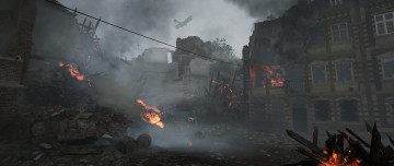 обоя battlefield 1, видео игры, дом, пожар